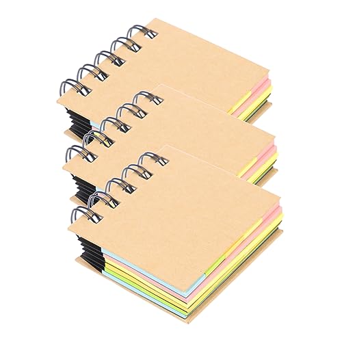 KAILIKETIY 3Stücke Teiliges Notizblock mit Drahtbindung Multifunktionale Schreibpads für Haushalt und Büro für Notizen Planungen und Kreative Ideen von KAILIKETIY