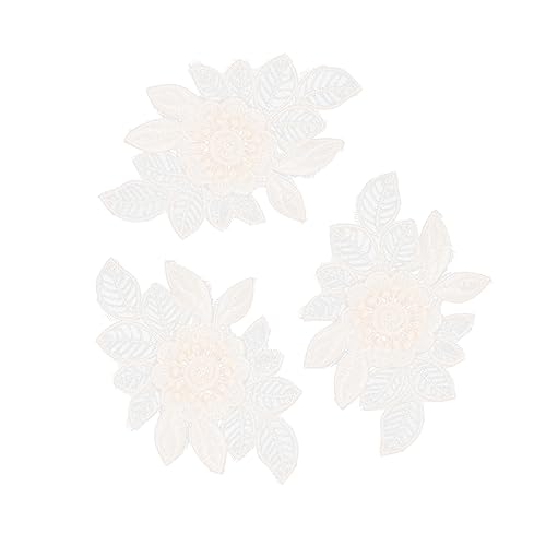 KAILIKETIY 3Stücke Teiliges Spitzenapplikationen Empfindliche Stickerei Patches für DIY Kleidung Taschen und Hüte Selbstklebende Dekoration für Bastelprojekte KAILIKETIY 3Stücke Teiliges Spitzenapplikationen Empfindliche Stickerei Patches für DIY Kleidung Taschen und Hüte Selbstklebende Dekoration für Bastelprojekte von KAILIKETIY