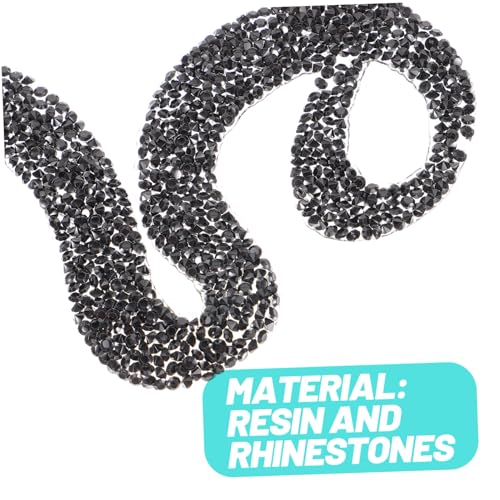 KAILIKETIY 4 Stück Teiliges Schlangenförmige Strasssteine Aufnäher zum Aufbügeln und Nähen Kreative DIY Kleidung Reparatur Patches für Jacken Taschen Hüte Schuhe Vielseitig Einsetzbar von KAILIKETIY