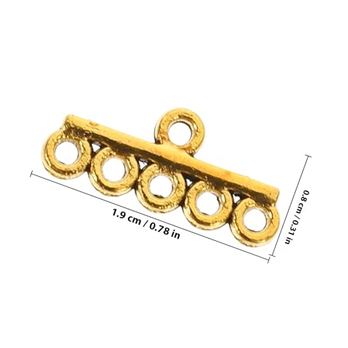 KAILIKETIY 40 Stück Teiliges DIY Schmuckset Vintage Legierungs anhänger mit Hohl design Mehrreihige Connectoren für Halsketten Armbänder Dekorative Bastelcharms für Individuelle KAILIKETIY 40 Stück Teiliges DIY Schmuckset Vintage Legierungs anhänger mit Hohl design Mehrreihige Connectoren für Halsketten Armbänder Dekorative Bastelcharms für Individuelle von KAILIKETIY