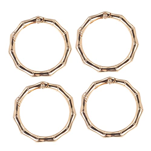 KAILIKETIY 4Stücke Frühlingsringe Schlüsselanhänger Hochwertigem Metall Öffnbare Schnappverschlüsse für Taschen Gurtband und DIY Projekte für Schlüssel und Karten KAILIKETIY 4Stücke Frühlingsringe Schlüsselanhänger Hochwertigem Metall Öffnbare Schnappverschlüsse für Taschen Gurtband und DIY Projekte für Schlüssel und Karten von KAILIKETIY