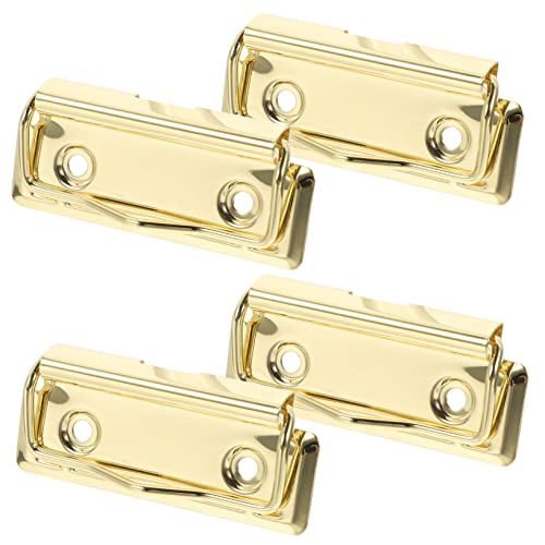 KAILIKETIY 4Stücke Metall Clips für Dokumente Wiederverwendbare Binder Clips Starke Klemmkraft für Büro Schule und Zuhause für Unterlagen und Wichtige Dokumente von KAILIKETIY