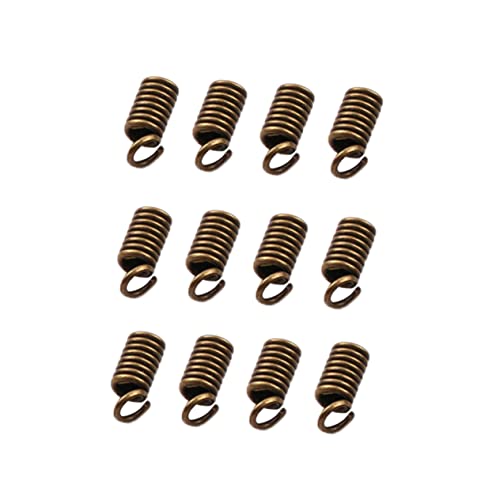 KAILIKETIY 5 Packungen DIY Schmuckverbinder Handgemachte Federverschlüsse für Armbänder und Antikes Messing für Kreative Bastelprojekte von KAILIKETIY