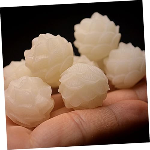 KAILIKETIY 5 Stück Buddha Perlen DIY Lotusblumen Schmuckzubehör mit Fünf Schichten Bodhi Wurzel für Handwerk und Kreative Projekte KAILIKETIY 5 Stück Buddha Perlen DIY Lotusblumen Schmuckzubehör mit Fünf Schichten Bodhi Wurzel für Handwerk und Kreative Projekte von KAILIKETIY