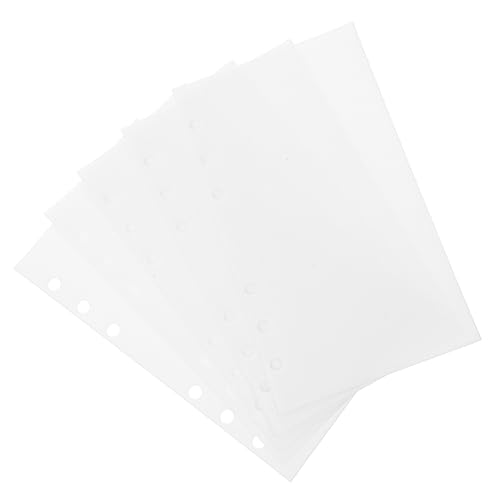 KAILIKETIY 5 Stück Ordnertasche für Haushaltsbuch budgetbuch budget buch budget book Budget Einlagen für Binder Budgetbindemittel Beutel tragbare Budgettasche Budget Bindereinlage pp Weiß von KAILIKETIY