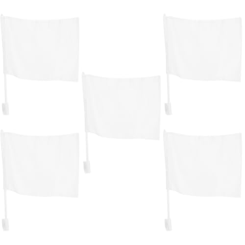 KAILIKETIY 5 Stück Weiße Diy Auto Flagge Blanko Fahne für Gestaltung Doppelseitiges Design für Partys Hochzeiten und Dekoration im Freien für Wärmepressen Druck KAILIKETIY 5 Stück Weiße Diy Auto Flagge Blanko Fahne für Gestaltung Doppelseitiges Design für Partys Hochzeiten und Dekoration im Freien für Wärmepressen Druck von KAILIKETIY