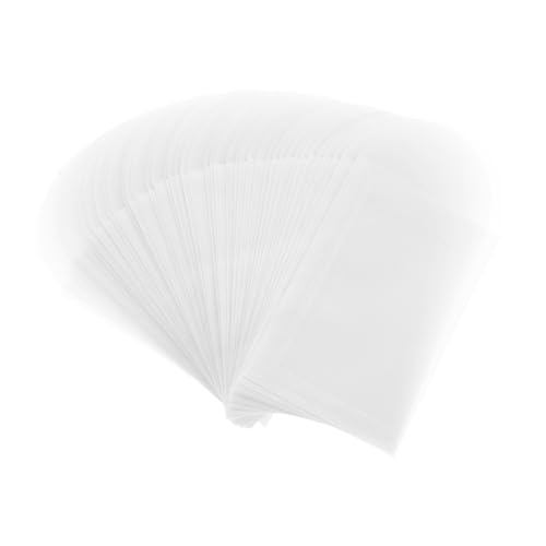 KAILIKETIY 50 Stück Halbtransparente Flache Papierumschläge Vielseitige Tüten für Schmuck und Bastelprojekte Wiederverwendbar und Reißfest von KAILIKETIY