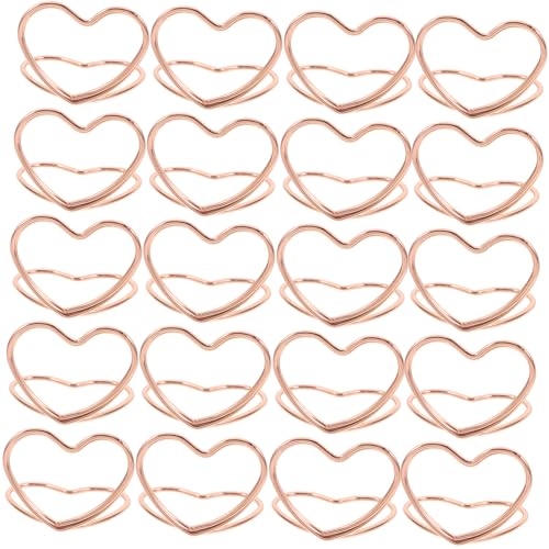 KAILIKETIY 50 Stück Herzförmige Tischkartenhalter Robuste Foto Clip Halter für Hochzeiten Restaurants und Veranstaltungen Platzkarten und Menühalter für Stilvolle Tischdekoration KAILIKETIY 50 Stück Herzförmige Tischkartenhalter Robuste Foto Clip Halter für Hochzeiten Restaurants und Veranstaltungen Platzkarten und Menühalter für Stilvolle Tischdekoration von KAILIKETIY