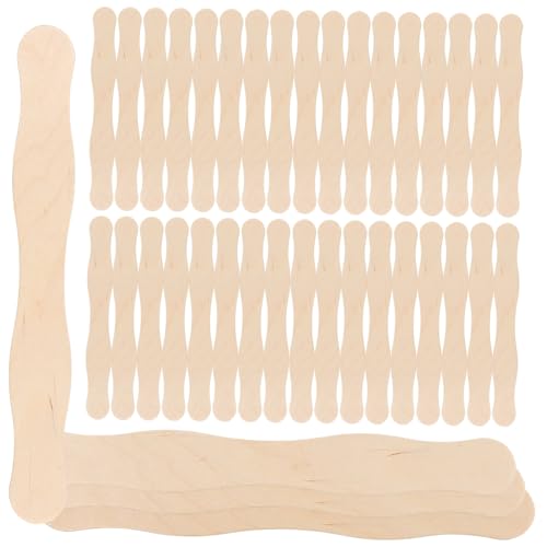 KAILIKETIY 50 Stück Holzstäbchen für Bastelprojekte Natürliche Eisstiele für Diy Fächergriffe und Kreative Handarbeiten für Erwachsene KAILIKETIY 50 Stück Holzstäbchen für Bastelprojekte Natürliche Eisstiele für Diy Fächergriffe und Kreative Handarbeiten für Erwachsene von KAILIKETIY