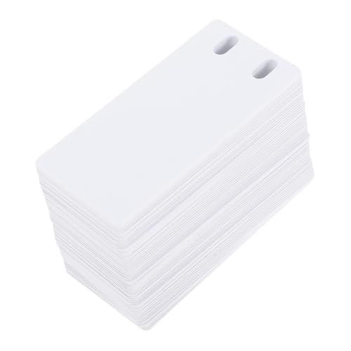 KAILIKETIY 50 Stück PVC Kabelidentifikationsschilder Beschreibbare Wasserdichte für Kabel und Drähte für Kabelmanagement Industrie und Telekommunikation von KAILIKETIY