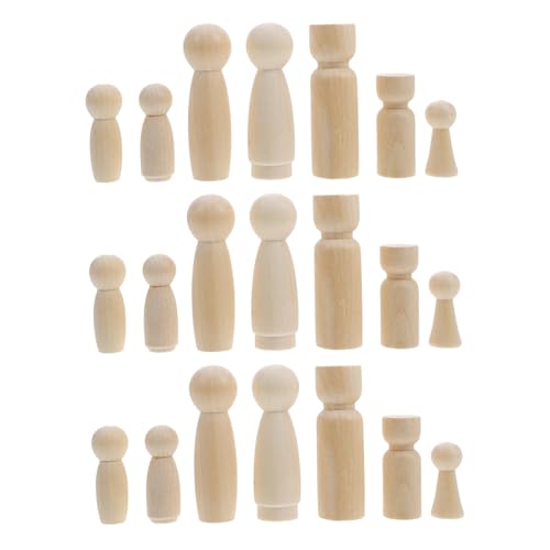 KAILIKETIY 50 Stück Teiliges Unbemalter Holzpuppen zum Bemalen DIY bastelset für Stabile Holzfiguren als Pädagogisches und Wohnaccessoire Kreativ und Vielseitig Nutzbar KAILIKETIY 50 Stück Teiliges Unbemalter Holzpuppen zum Bemalen DIY bastelset für Stabile Holzfiguren als Pädagogisches und Wohnaccessoire Kreativ und Vielseitig Nutzbar von KAILIKETIY