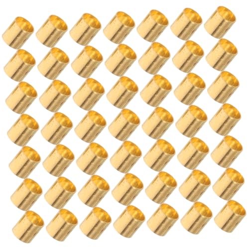 KAILIKETIY 500 Stück Positionierungsrohr aus Kupfer Crimp-Rohrperlen Quetschperlen für die Schmuckherstellung Säulenabstandsperlen Golden von KAILIKETIY