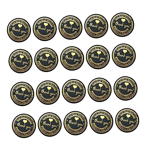 KAILIKETIY 500Stücke Goldene Stempelaufkleber Selbstklebende Siegeletiketten für DIY Verpackungen Kreative Geschenkaufkleber für Lebensmittelverpackung und Boxdekoration KAILIKETIY 500Stücke Goldene Stempelaufkleber Selbstklebende Siegeletiketten für DIY Verpackungen Kreative Geschenkaufkleber für Lebensmittelverpackung und Boxdekoration von KAILIKETIY