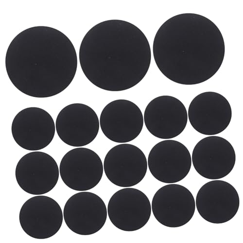 KAILIKETIY 500Stücke Selbstklebende Filzaufkleber Schwarz Runde Filzkreise für DIY Kleidung Haustierzubehör Sammelalben und Mehr KAILIKETIY 500Stücke Selbstklebende Filzaufkleber Schwarz Runde Filzkreise für DIY Kleidung Haustierzubehör Sammelalben und Mehr von KAILIKETIY
