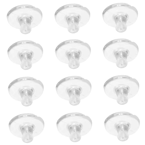 KAILIKETIY 500Stücke Silikon Ohrring Verschlüsse Durchbohrte Ersatzverschlüsse Sicher Verriegelbar Weich und Transparent für DIY Schmuckherstellung und Reparatur von Ohrringen KAILIKETIY 500Stücke Silikon Ohrring Verschlüsse Durchbohrte Ersatzverschlüsse Sicher Verriegelbar Weich und Transparent für DIY Schmuckherstellung und Reparatur von Ohrringen von KAILIKETIY