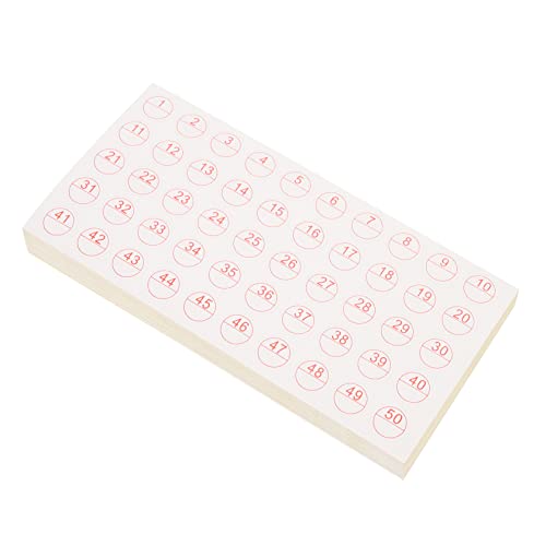 KAILIKETIY 50Blätter Selbstklebende Etikettenaufkleber für Beschriftung von Objekten zur Klassifizierung und Organisation von Gegenständen im Schlafzimmer Leere Label von KAILIKETIY