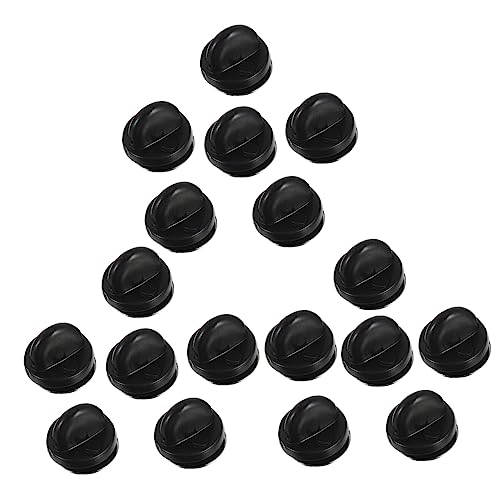 KAILIKETIY 50Stücke Brosche Clutch Pin Backs Ersatz für Anstecker Schmetterlingsstifte für Abzeichen Schmuckherstellung und Mehr Sicherer Halt und Einfache Handhabung von KAILIKETIY