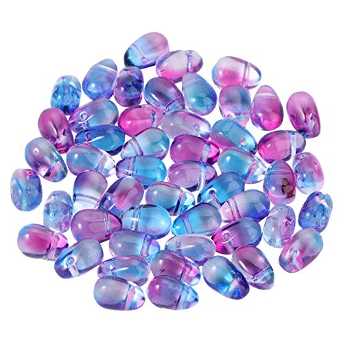 KAILIKETIY 50Stücke Glasperlen Anhänger Mehrfarben für DIY Schmuck Armbänder Dekorationen und Bastelprojekte Hochwertige und Langlebige Perlen KAILIKETIY 50Stücke Glasperlen Anhänger Mehrfarben für DIY Schmuck Armbänder Dekorationen und Bastelprojekte Hochwertige und Langlebige Perlen von KAILIKETIY
