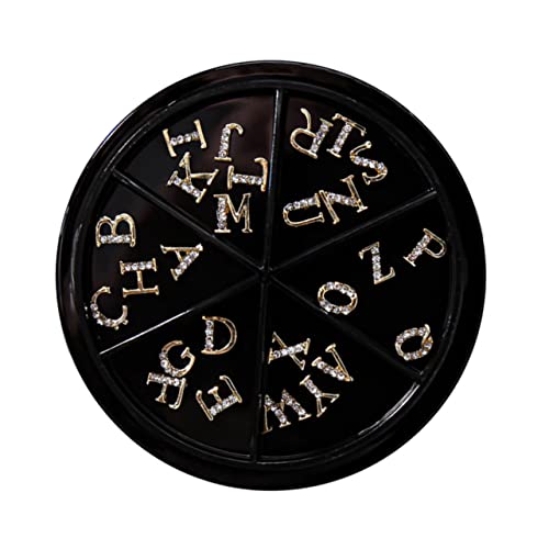 KAILIKETIY 52Stücke Brief Nail Art Charm Maniküre Dekorationen mit Funkelnden Strasssteinen Geeignet für DIY Nageldesign und Professionelle Maniküre KAILIKETIY 52Stücke Brief Nail Art Charm Maniküre Dekorationen mit Funkelnden Strasssteinen Geeignet für DIY Nageldesign und Professionelle Maniküre von KAILIKETIY