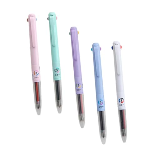 KAILIKETIY 5Stücke Mehrfarbige Kugelschreiber Kreative Druckkugelschreiber mit Einzigartigem Design für Studenten und Teenager Verschleißfester Schreibstift für Schule und Büro KAILIKETIY 5Stücke Mehrfarbige Kugelschreiber Kreative Druckkugelschreiber mit Einzigartigem Design für Studenten und Teenager Verschleißfester Schreibstift für Schule und Büro von KAILIKETIY