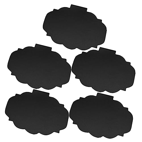 KAILIKETIY 5Stücke Teiliges Clip Preisschilder aus Schwarze für Korb Beschriftung Wiederverwendbar und Abwischbar von KAILIKETIY