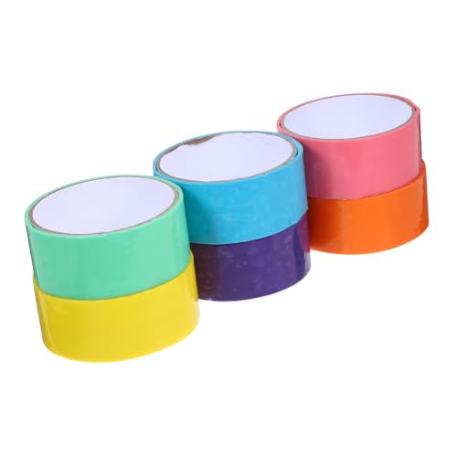 KAILIKETIY 6 Rollen Klebrige Ballbänder Bunte DIY Klebebänder für Kreative Bastelprojekte Breit Sicheren Materialien für Scrapbooking und Dekoration KAILIKETIY 6 Rollen Klebrige Ballbänder Bunte DIY Klebebänder für Kreative Bastelprojekte Breit Sicheren Materialien für Scrapbooking und Dekoration von KAILIKETIY