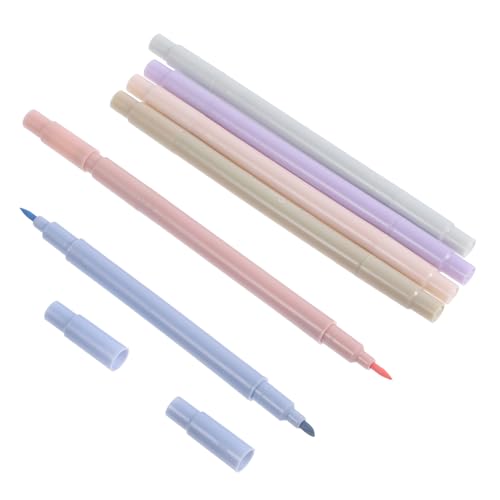 KAILIKETIY 6 Stück Bunte Highlighter mit Doppelspitzen Dekorative Marker für Schule und Büro Tragbare Textmarker Pastellfarben für Notizen und Kreative Projekte KAILIKETIY 6 Stück Bunte Highlighter mit Doppelspitzen Dekorative Marker für Schule und Büro Tragbare Textmarker Pastellfarben für Notizen und Kreative Projekte von KAILIKETIY