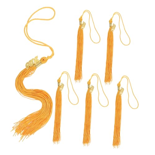KAILIKETIY 6 Stück Graduation Cap Tassel Zubehör Weiche Langlebige Quasten für Abschlussfeiern Einfach zu Befestigen Strahlendem für Bachelor und Master Zeremonien KAILIKETIY 6 Stück Graduation Cap Tassel Zubehör Weiche Langlebige Quasten für Abschlussfeiern Einfach zu Befestigen Strahlendem für Bachelor und Master Zeremonien von KAILIKETIY
