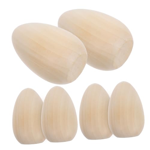 KAILIKETIY 6 Stück Ostern-Doodle-Eier schmücken groß Party gesprenkelt Dekorateur holz ostereier ostereier Dekorative Holz Eier DIY Ostereier Egg Scrambler Shaker Ostern aus Holz Khaki KAILIKETIY 6 Stück Ostern-Doodle-Eier schmücken groß Party gesprenkelt Dekorateur holz ostereier ostereier Dekorative Holz Eier DIY Ostereier Egg Scrambler Shaker Ostern aus Holz Khaki von KAILIKETIY