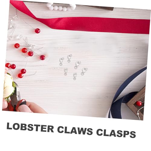 KAILIKETIY 6 Stück Sterling Silber Lobster Karabinerverschlüsse Hummerklauen Verschlüsse für Schmuckherstellung Armband Verschluss DIY Schlüsselanhänger Zubehör KAILIKETIY 6 Stück Sterling Silber Lobster Karabinerverschlüsse Hummerklauen Verschlüsse für Schmuckherstellung Armband Verschluss DIY Schlüsselanhänger Zubehör von KAILIKETIY