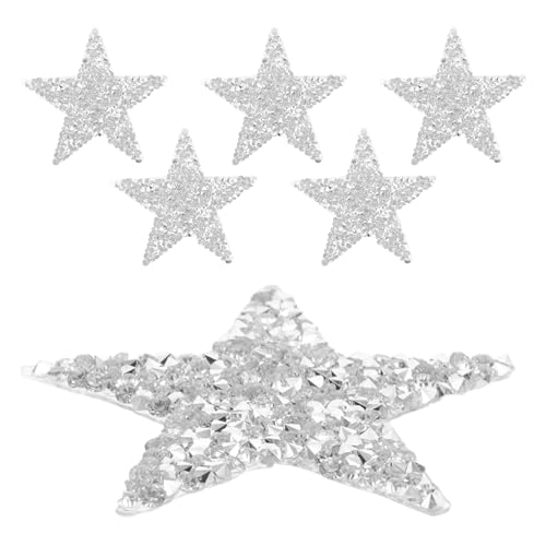 KAILIKETIY 6 Stück Teiliges Strass Bügelbild Applikationen Fünf punkte sterne zum Aufbügeln Selbstklebende Rhinestone Patches für Kleidung Jeans Leder Langlebig Funkelnd Schnell Anzubringen KAILIKETIY 6 Stück Teiliges Strass Bügelbild Applikationen Fünf punkte sterne zum Aufbügeln Selbstklebende Rhinestone Patches für Kleidung Jeans Leder Langlebig Funkelnd Schnell Anzubringen von KAILIKETIY