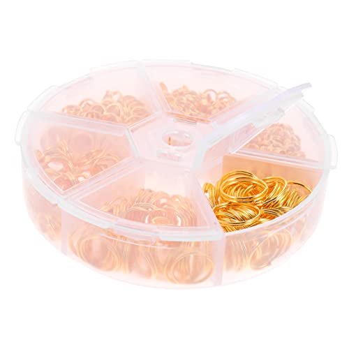 KAILIKETIY 690Stücke Split Sprungringe Eisen Doppelte Ringe für Schmuckherstellung DIY Armband Halskette und Schlüsselanhänger Zubehör Langlebig und Vielseitig von KAILIKETIY