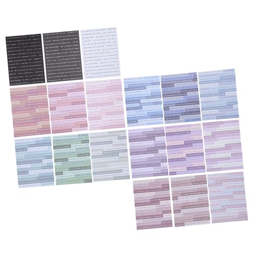 KAILIKETIY 6Taschen Motivierende Aufkleber für Scrapbooking Selbstklebende Dekorative Sticker für Tagebuch Album und Handkonto Englische Zitate Verschiedenen Designs KAILIKETIY 6Taschen Motivierende Aufkleber für Scrapbooking Selbstklebende Dekorative Sticker für Tagebuch Album und Handkonto Englische Zitate Verschiedenen Designs von KAILIKETIY