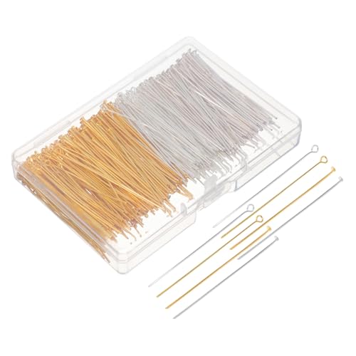 KAILIKETIY 800Stücke Schmuckstifte Flache und Augenstifte für DIY Schmuckherstellung für Armbänder und Ohrringe Verpackt Praktischer Box Verschiedene KAILIKETIY 800Stücke Schmuckstifte Flache und Augenstifte für DIY Schmuckherstellung für Armbänder und Ohrringe Verpackt Praktischer Box Verschiedene von KAILIKETIY