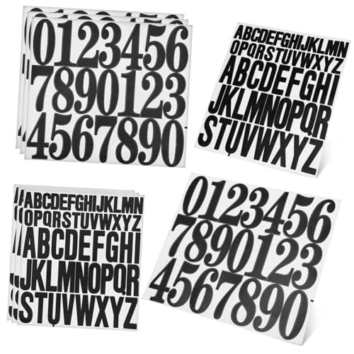 KAILIKETIY 8Blätter Selbstklebende und Zahlenaufkleber für Beschriftung Vinyl Alphabet Sticker für DIY Projekte Einfach Anzuwenden und Rückstandslos Entfernbar KAILIKETIY 8Blätter Selbstklebende und Zahlenaufkleber für Beschriftung Vinyl Alphabet Sticker für DIY Projekte Einfach Anzuwenden und Rückstandslos Entfernbar von KAILIKETIY