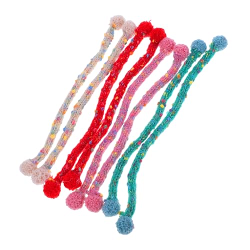KAILIKETIY 8Stücke Teiliges Puppenschal für Puppen Winterschals Weichem Garn Zubehör für Puppenhaus für Weihnachten Fördert Fantasievolles von KAILIKETIY