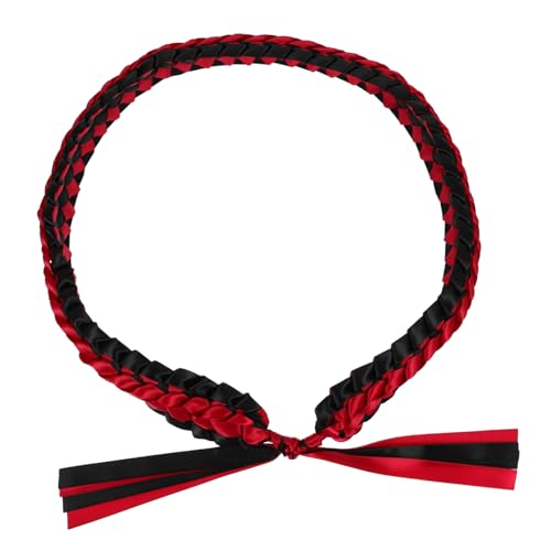 KAILIKETIY Abschlussband Leis Halskette Satin Handgefertigt Vierlagig Elastisch für Abschlussfeiern und Zeremonien Perfektes für Graduierung und Feiern von KAILIKETIY