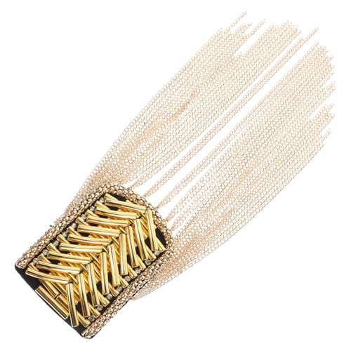 KAILIKETIY Beaded Schulterepauletten mit Strassquasten Vintage Schulterabzeichen für Formelle Anlässe Modisches Accessoire für Vielfältige Outfits und Looks von KAILIKETIY