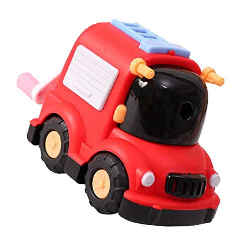 KAILIKETIY Cartoon Bleistiftschärfer Auto Förmiger Manueller Bleistiftspitzer für Tragbarer Handschärfer mit Einstellbarer Spitze für Junge Mädchen und Leicht von KAILIKETIY