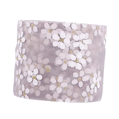 KAILIKETIY DIY Mullband mit Kleinen Pflaumenblüten Graues Organza Band für Kopfschmuck Kleidung und Yards für Dekorationen KAILIKETIY DIY Mullband mit Kleinen Pflaumenblüten Graues Organza Band für Kopfschmuck Kleidung und Yards für Dekorationen von KAILIKETIY