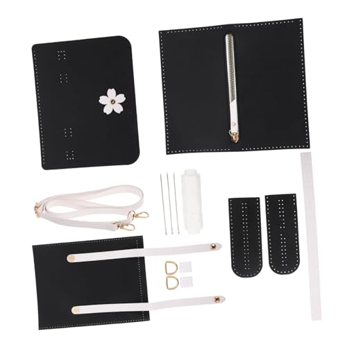 KAILIKETIY DIY PU Schultertasche Handgenähtes Kunstleder Bastelset Für Damen Häkelnähen Materialpaket Kreative Umhängetasche Zubehör KAILIKETIY DIY PU Schultertasche Handgenähtes Kunstleder Bastelset Für Damen Häkelnähen Materialpaket Kreative Umhängetasche Zubehör von KAILIKETIY