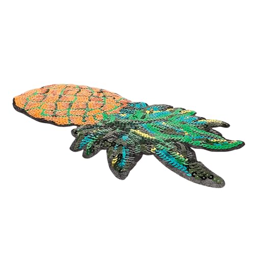 KAILIKETIY Dekorative Pailletten Patch Ananas Aufnäher für DIY Kleidung Haarschmuck und Kunsthandwerk zum Aufbügeln und Verzieren von Taschen und Schuhen von KAILIKETIY
