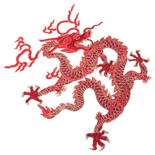 KAILIKETIY Drachen Bestickter Aufnäher Applikation für Kleidung Reparatur und Dekoration zum Aufbügeln Vielseitig Einsetzbar Langlebig und von KAILIKETIY