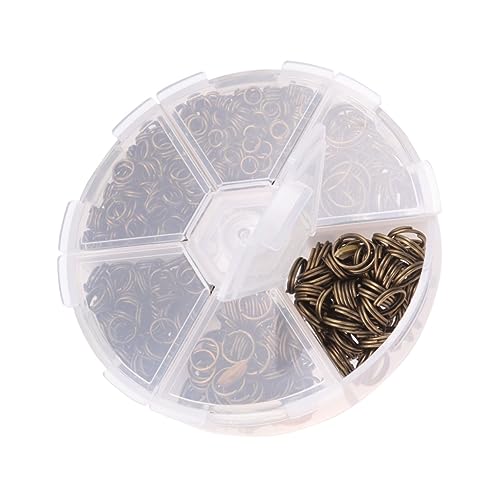 KAILIKETIY Eisenringe Doppelte Geschlossene Ringe Handgemachte DIY Zubehör für Schlüsselanhänger Gürtel und Schmuck Rostfrei und Langlebig KAILIKETIY Eisenringe Doppelte Geschlossene Ringe Handgemachte DIY Zubehör für Schlüsselanhänger Gürtel und Schmuck Rostfrei und Langlebig von KAILIKETIY