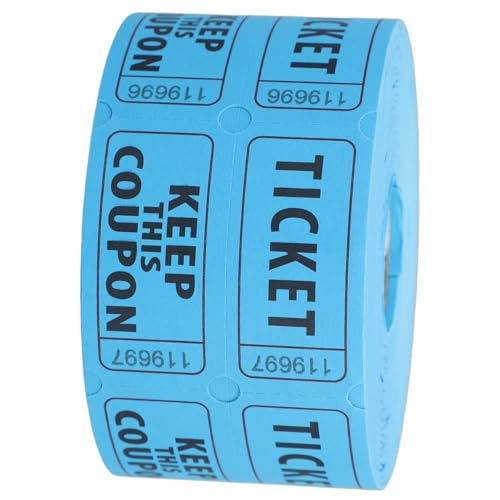 KAILIKETIY En Ticket-Etiketten 500 Stück Tombola-lose Für Feiertagsveranstaltungen Partys Kinoeintrittsetiketten von KAILIKETIY