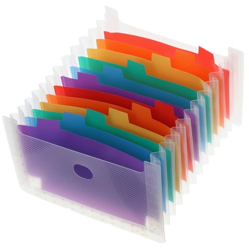 KAILIKETIY Erweiterbare Dokumentenmappe Tragbarer Aktenordner Transparent mit Bunten Innenseiten für Büro Schule und Zuhause Praktischer Organizer für Wichtige Unterlagen KAILIKETIY Erweiterbare Dokumentenmappe Tragbarer Aktenordner Transparent mit Bunten Innenseiten für Büro Schule und Zuhause Praktischer Organizer für Wichtige Unterlagen von KAILIKETIY