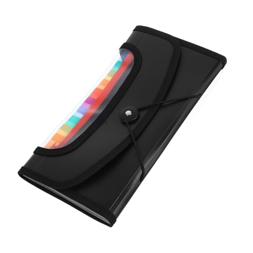 KAILIKETIY Erweiterbarer Aktenordner Organizer mit Fächern Design für Einfache Dokumentenverwaltung Schwarz für Büroorganisation und Heimnutzung KAILIKETIY Erweiterbarer Aktenordner Organizer mit Fächern Design für Einfache Dokumentenverwaltung Schwarz für Büroorganisation und Heimnutzung von KAILIKETIY