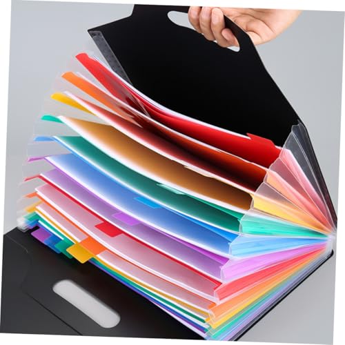 KAILIKETIY Erweiterbarer Aktenordner mit Fächern Praktischer Dokumentenorganizer aus Handlicher Büro organizer mit Regenbogen innenseiten für Zuhause und Büro KAILIKETIY Erweiterbarer Aktenordner mit Fächern Praktischer Dokumentenorganizer aus Handlicher Büro organizer mit Regenbogen innenseiten für Zuhause und Büro von KAILIKETIY