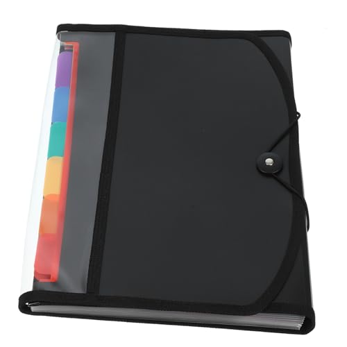 KAILIKETIY Erweiterbarer PVC Aktenordner mit Fächern Tragbarer Dokumenten organizer mit Knopfverschluss Multifunktionale Aufbewahrungstasche für Büro Kleine Dokumente Rechnungen Leicht und KAILIKETIY Erweiterbarer PVC Aktenordner mit Fächern Tragbarer Dokumenten organizer mit Knopfverschluss Multifunktionale Aufbewahrungstasche für Büro Kleine Dokumente Rechnungen Leicht und von KAILIKETIY