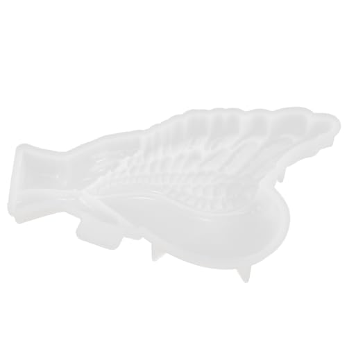 KAILIKETIY Flügel Herz Silikonform für DIY Wanddekoration Flexible Epoxid Gießform Kreative Bastelform für Kunsthandwerk für und Selbstgemachtes von KAILIKETIY